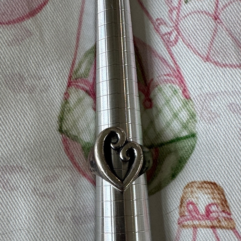 James Avery Silver Heart Ring